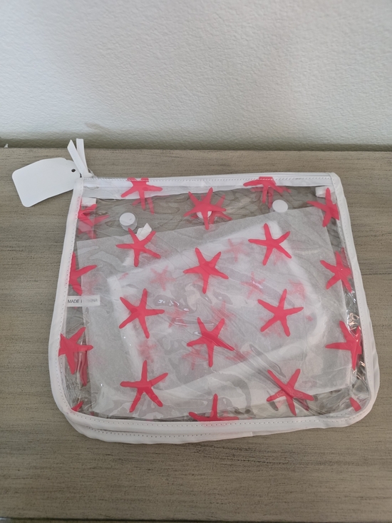 BOGG BAG Handbags - Bogg Two Clear Pink Starfish Cosmetic Pouch NWT